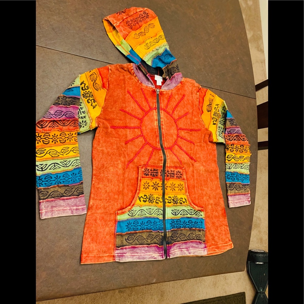 NWT “Sunshine Dream” Full Zip Hoodie -Size 1X